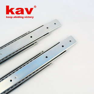 滑轨-53宽重型滚珠导轨【kav品牌】三折机械重