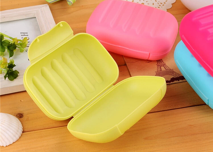 2021 Fashion Solid Color Cute Waterproof Travelling Soap Box Plastic