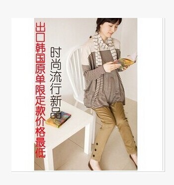 663#韩国新品孕妇装孕妇托腹裤 窄口<em>跑马裤</em> 图