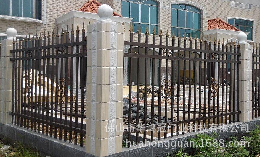 建材与装饰材料 防护,市政设施 护栏/围栏/栏杆 不锈钢围墙护栏订做