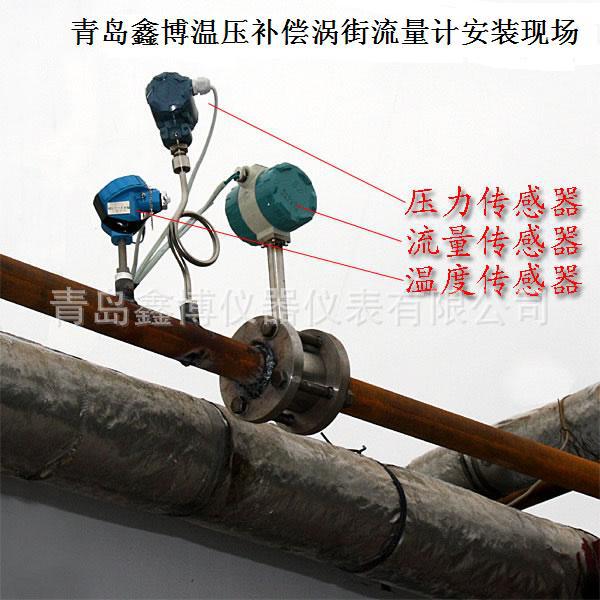 山东日照供热系统蒸汽计量表,热水涡街流量计