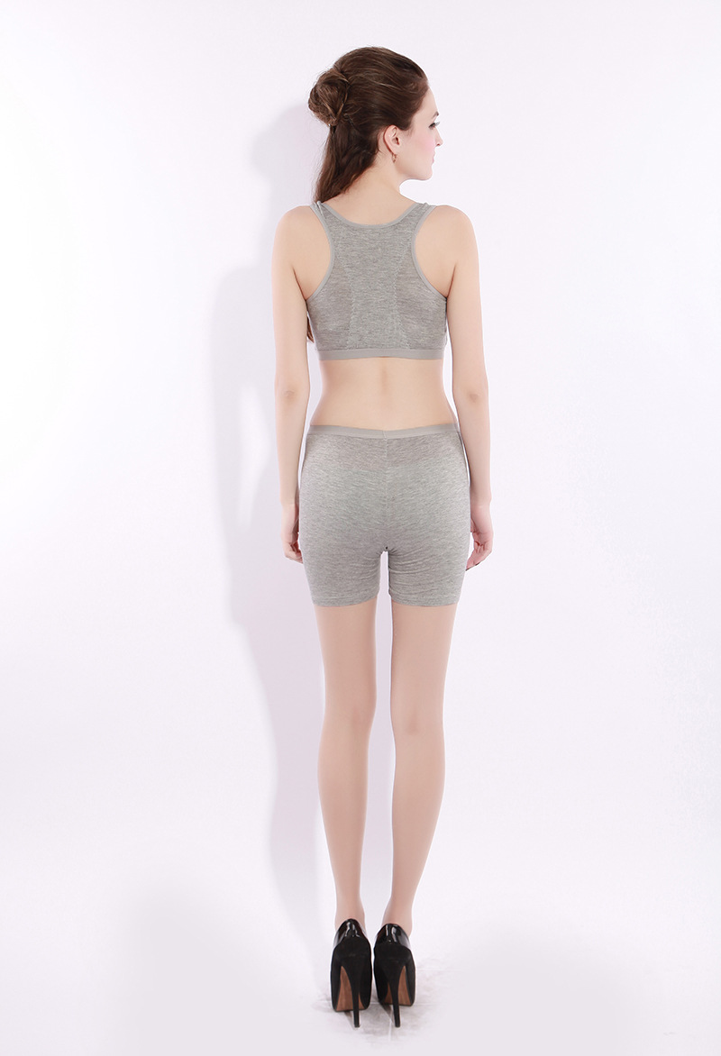 【莫代尔半胸背心套装无钢圈防<em>下垂</em>免<em>穿文胸</em>背