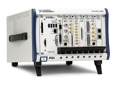 ni pxie-1082带4个混合插槽交流的8槽3u pxi express机箱