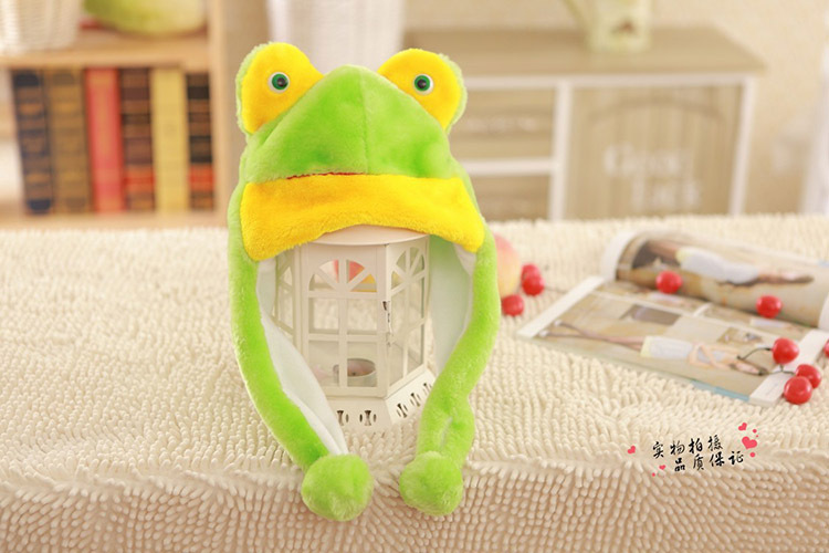 男女儿童宝宝保暖棉帽子韩版潮流冬季动物头可