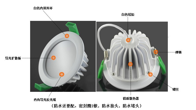 新款筒灯整套