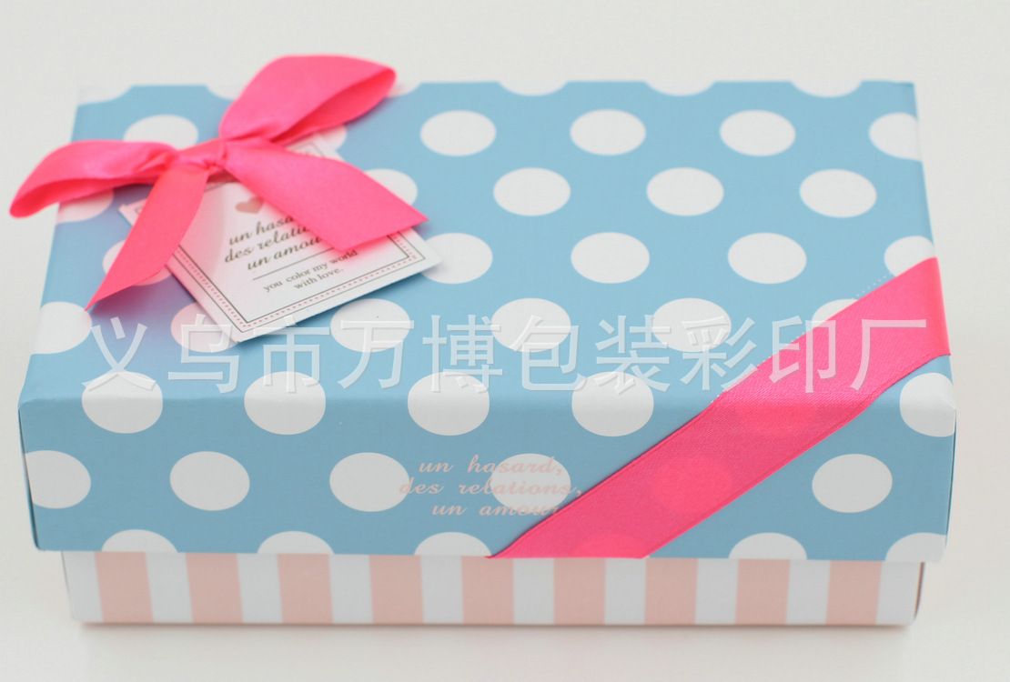 精美长方形包装盒 围巾丝巾饰品盒子生日礼盒 (4)