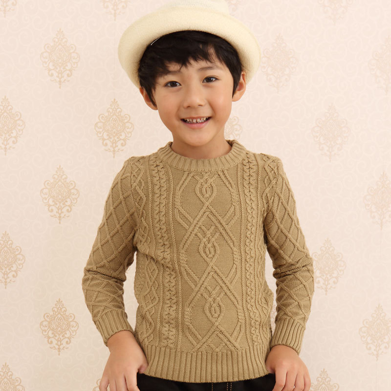 童装秋装<em>男童</em>纯棉<em>毛衣</em>儿童<em>毛衣</em>新款<em>韩版</em>圆领纯