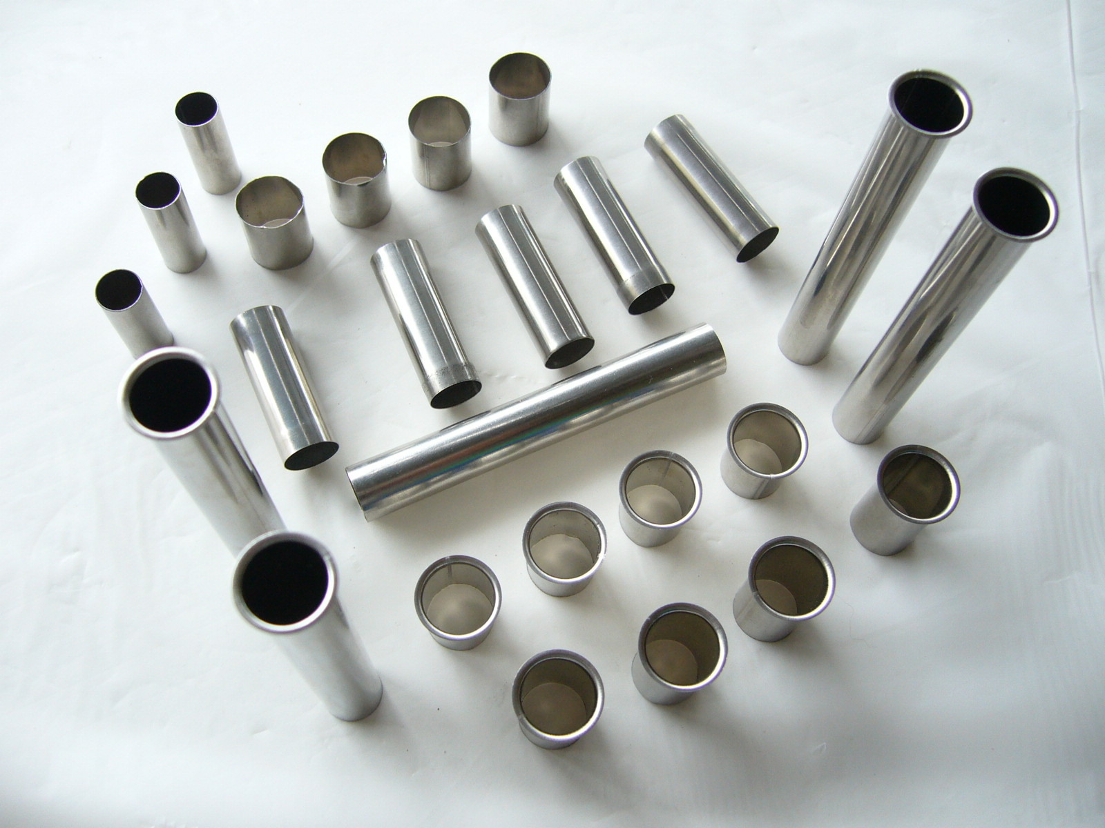 长期供应201、304不锈钢钢套 编织管钢套,扣压