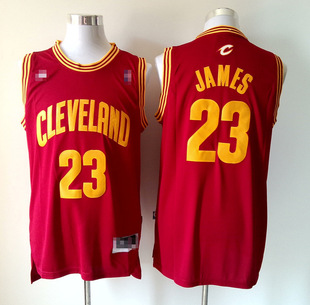 厂家直销新款 球迷版篮球服批发 骑士队复古球衣23号 詹姆斯球衣