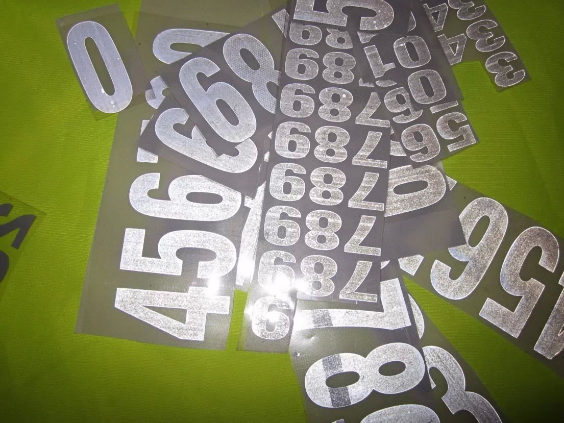 反光材料-亮银热贴膜反光系数400以上工程级高