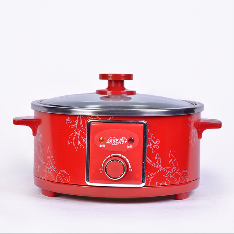 批发采购电火锅-韩式无烟锅 电热锅 四方锅 电