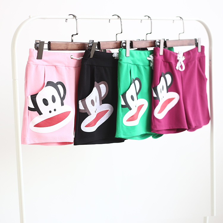 【夏季韩版<em>女装</em>新款 女式<em>纯棉</em>毛圈<em>休闲短裤批</em>