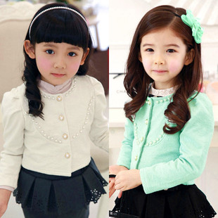 童<em>外套</em>-女童装<em>长袖开衫外套</em> 2014女装新款 韩