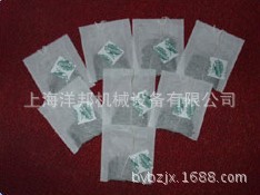 tea bag with thread and tag