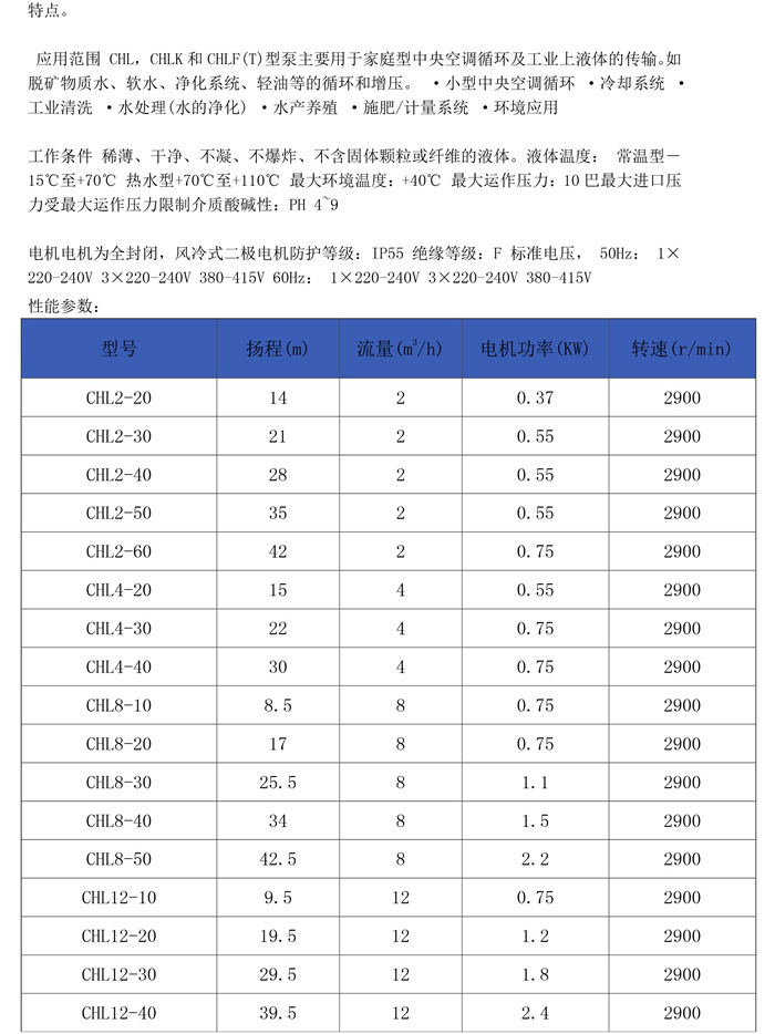 8CHL轻型卧式多级离心泵 (2)