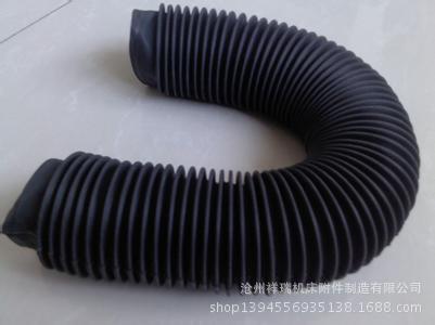 水平使用伸缩式油缸护套 帆布防护罩 机床护套