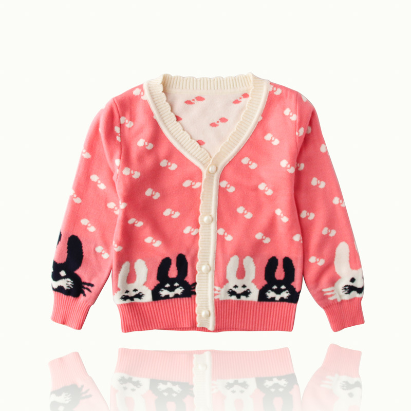 女童<em>毛衣</em>2014秋款韩版外贸双编<em>款加厚毛衣</em>单