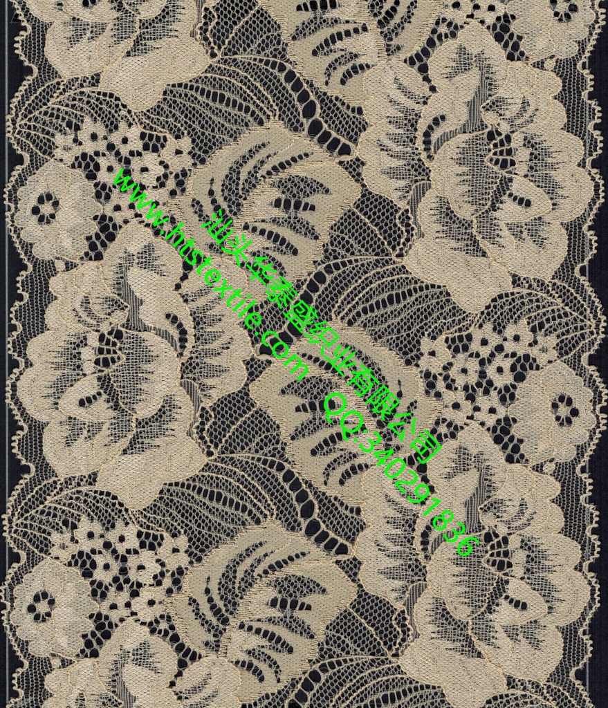 弹力花边服装花边经编蕾丝 <em>尼龙</em>花边<em>文胸</em>花边