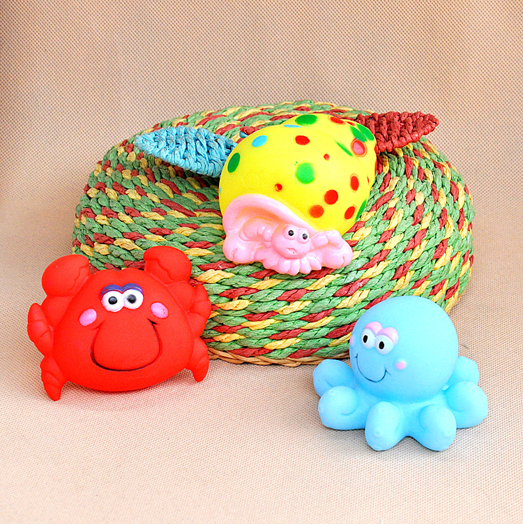 新凱利 環保 海洋動物套裝軟膠玩具-5