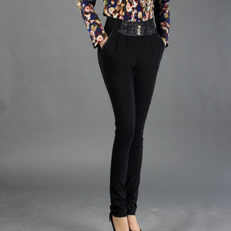 新金方林<em>彩</em> 2014春季新款<em>女裤</em>精品时尚小哈伦