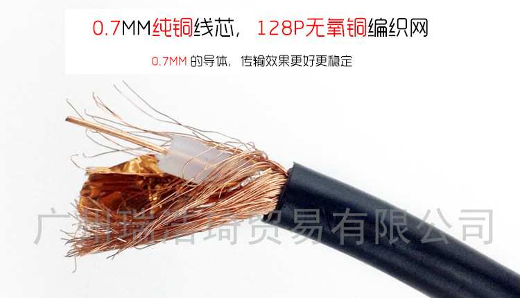 音频线、视频线-监控视频线75-5-0.7 128编织网