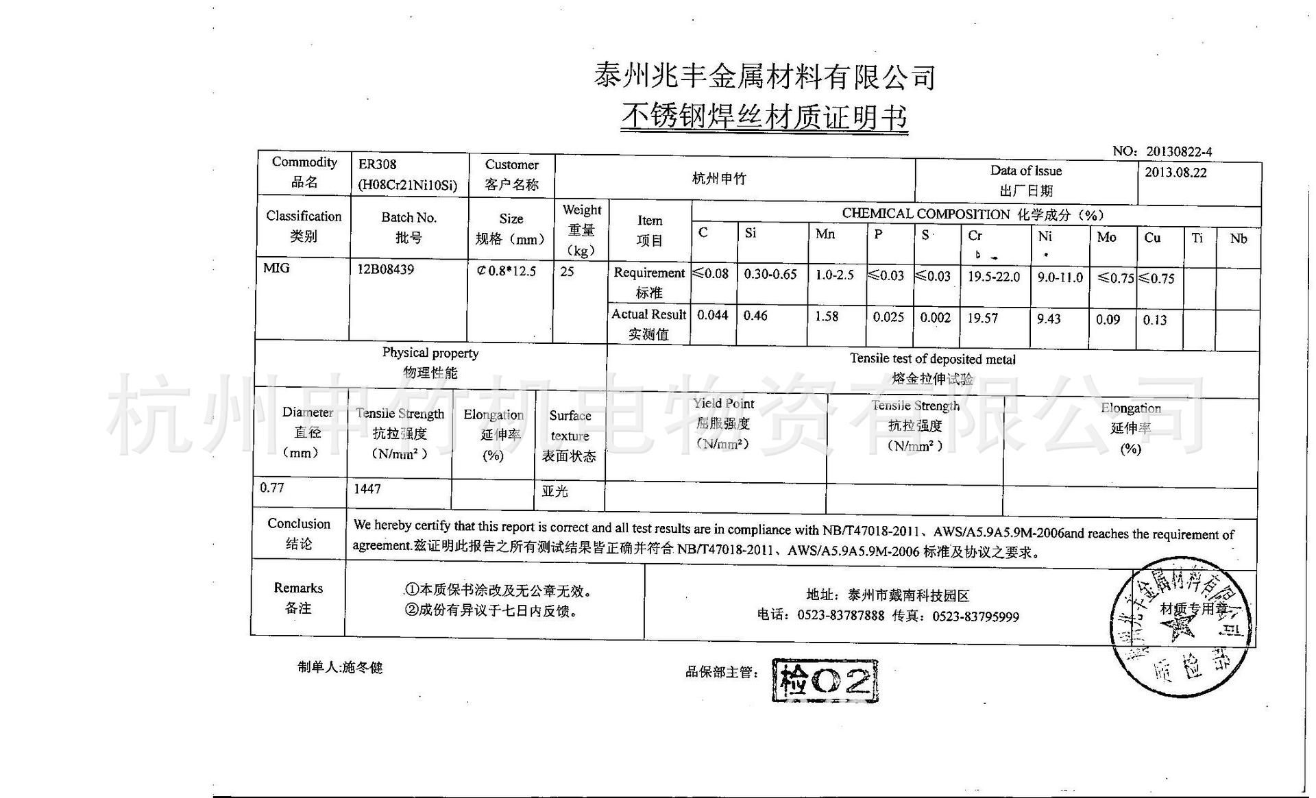 焊丝-批发兆丰品牌不锈钢气保焊丝 ER308-焊丝