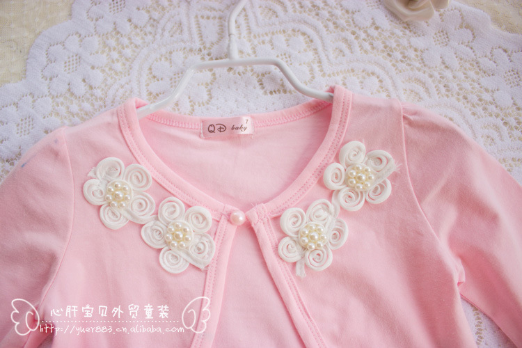 童<em>外套</em>-纯棉空调衫 <em>女童簿</em>款开衫<em>外套</em> 儿童防晒