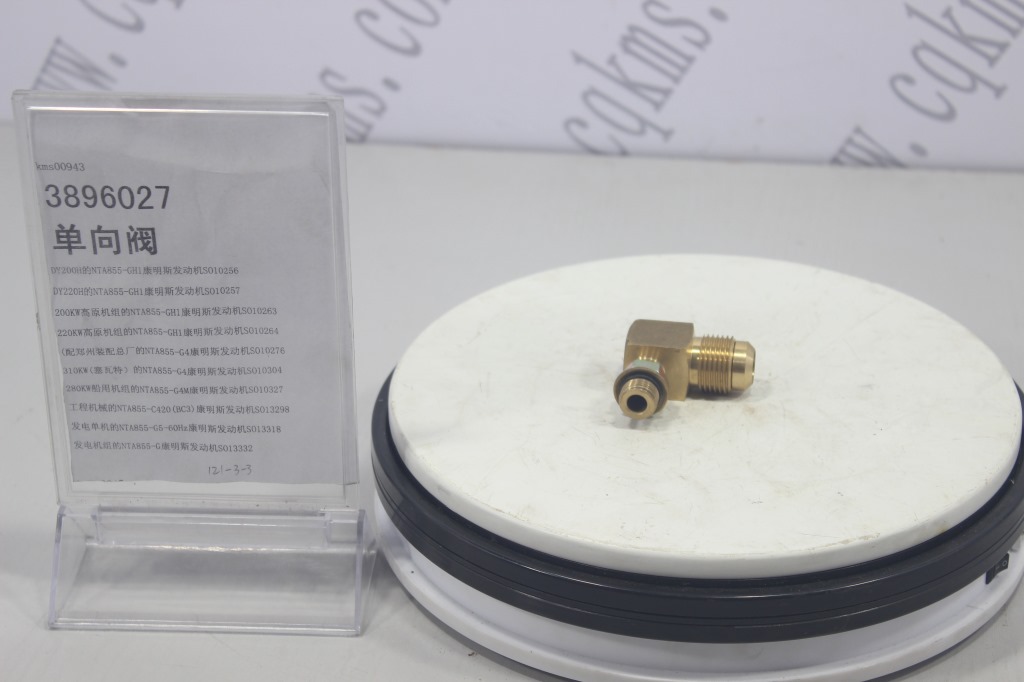kms00943-3896027-康明斯单向阀-参考规格长6.2*外径3.1*内径1.3CM-参考重量200-图片1
