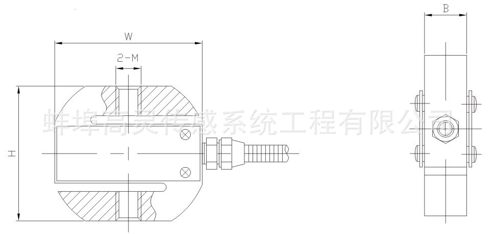 CFBLSM称重传感器尺寸
