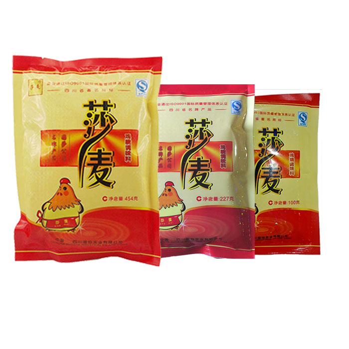 四川莎麦鸡精100g 227g 454g 鸡精调味料 莎麦鸡精实体店整件批发