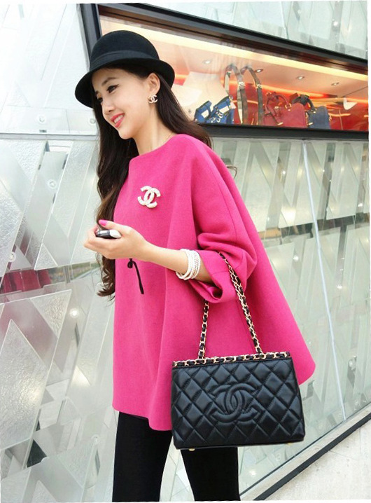 女装春装2014新款 <em>女士短外套</em> 七分袖<em>羊绒</em>斗篷