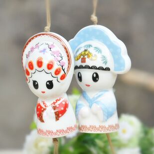 批发采购项饰-<em>郎才女貌</em>新娘<em>新郎</em> 格致陶景德镇