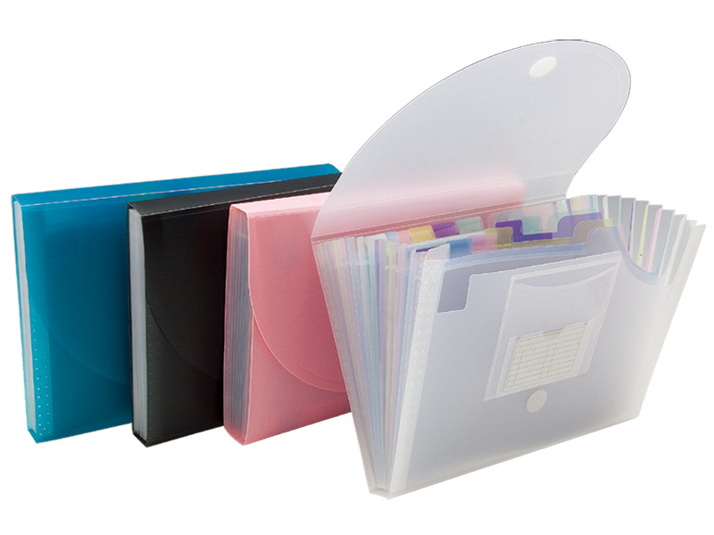 件夹、包-厂家供应文件夹 PP文件夹 风琴包a4