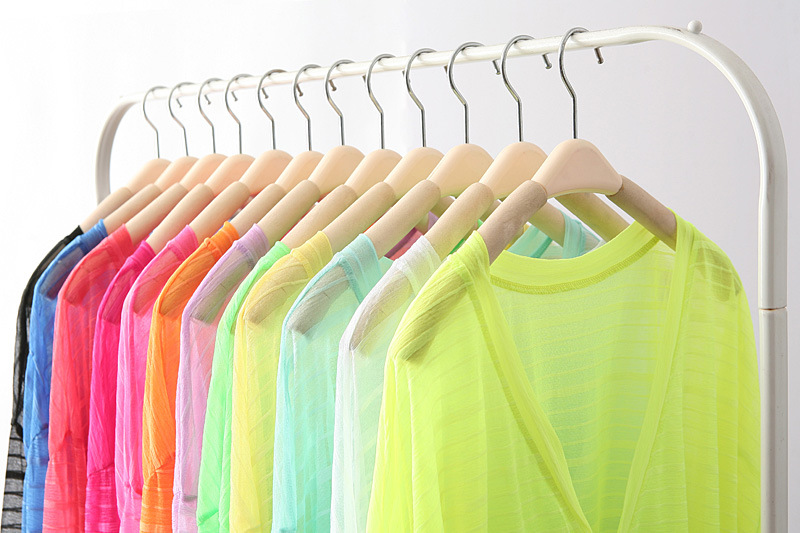 2014韩版<em>新款</em>糖果色防晒衣 宽松蝙蝠休闲防晒