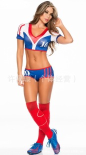 情趣套装-世界杯足球宝贝性感啦啦队分体女款