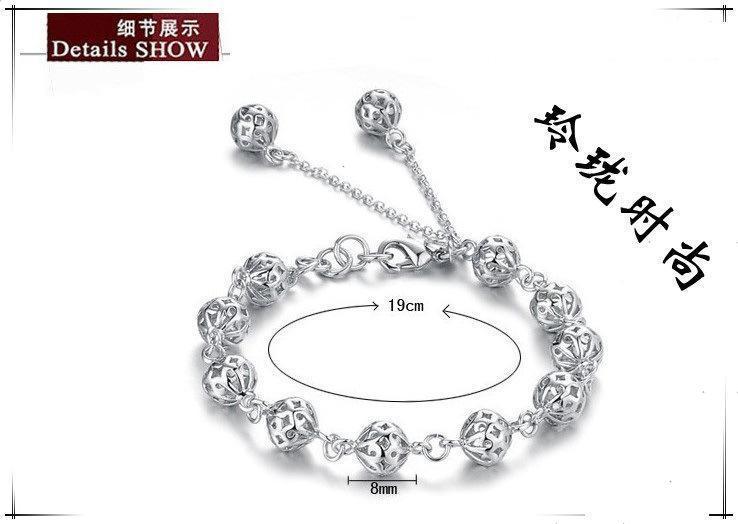 韩国韩版水晶925纯银手链饰品手饰银饰