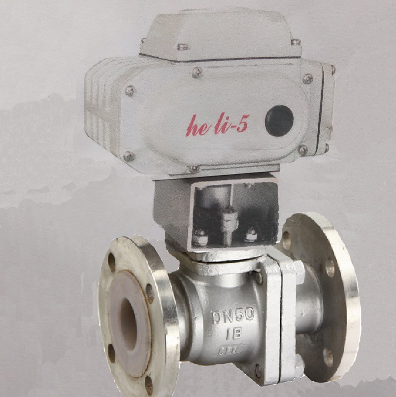 Q941F46-16P不锈钢电动衬氟球阀