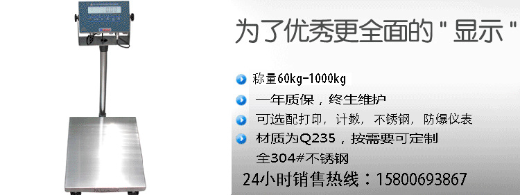 防爆台秤单图