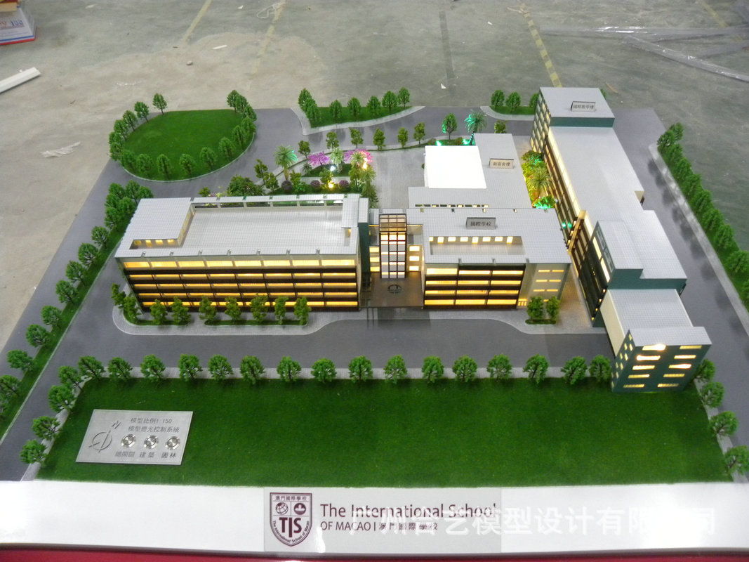 清远建筑模型公司专业供应 学校展示模型 创意学生毕业作品模型图片