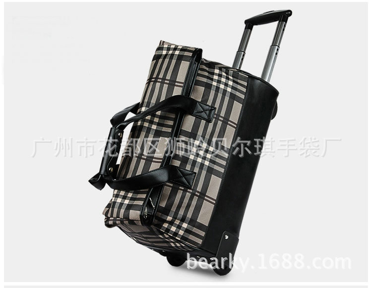時尚高檔拉桿旅行袋