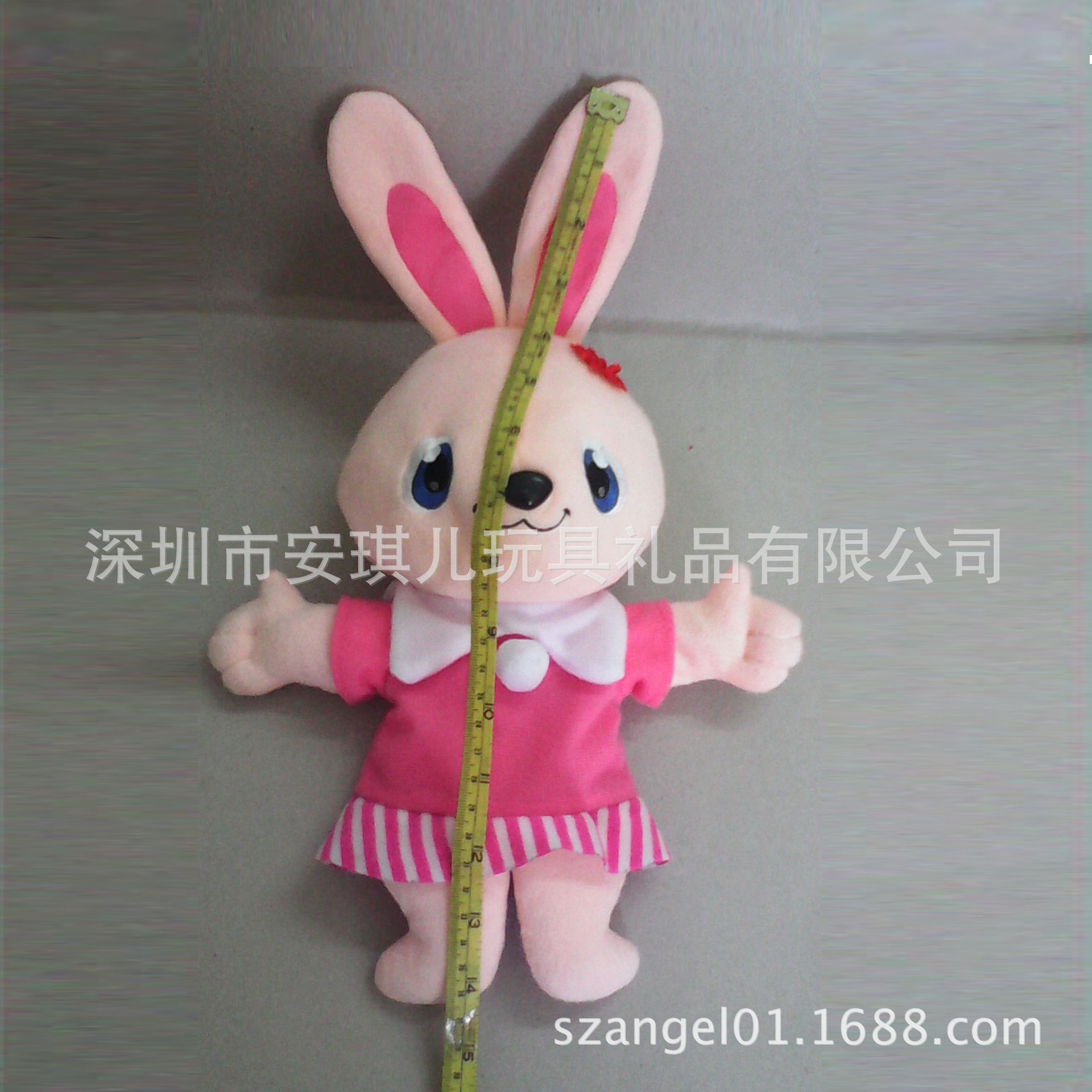 动物手偶娃娃 毛绒卡通手套玩偶 兔子儿童安抚玩具手指玩偶定制