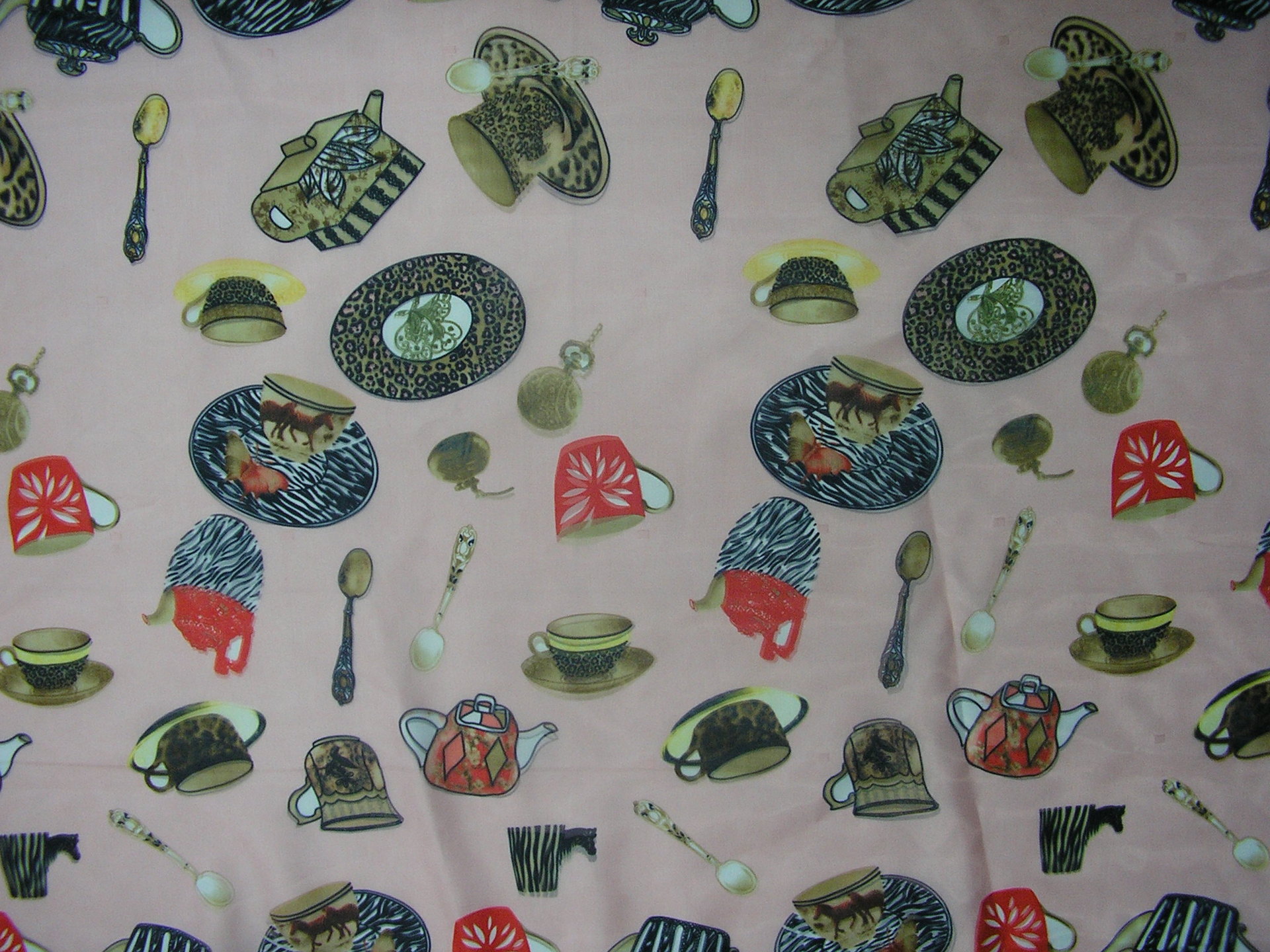 3D歐根紗印花餐具組合圖案1b