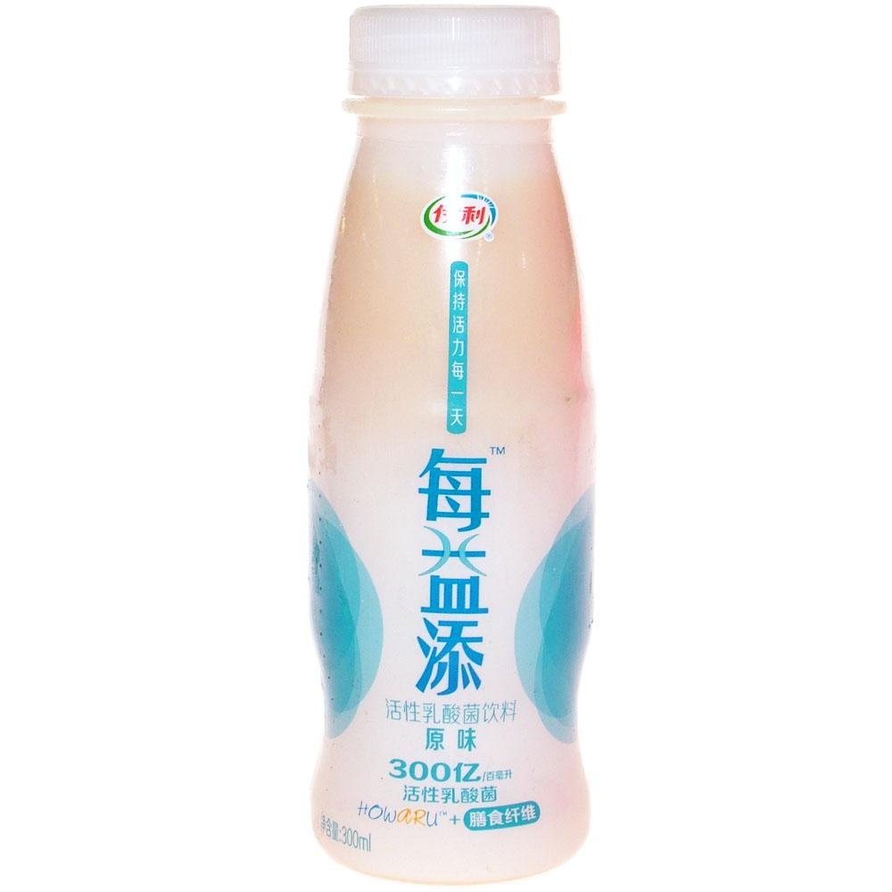 伊利每益添活性乳酸菌饮料原味350ml*20瓶整件批发健康牛奶