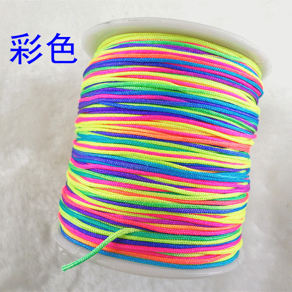 8mm细玉线红线编织线 红绳子中国结流苏线批发