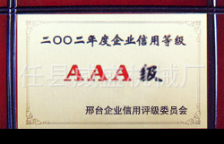 AAA级认证