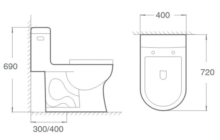 厂家直销卫浴洁具抽水马桶静音节水虹吸式坐便器 a2002