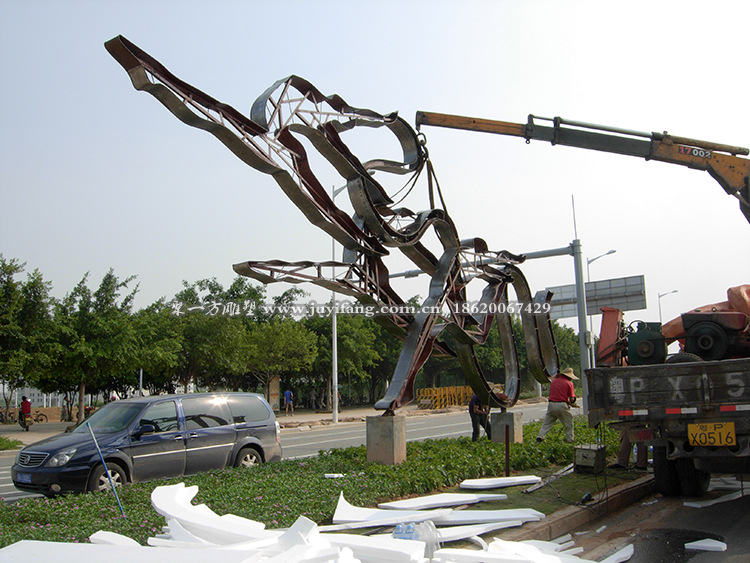 广州玻璃钢雕塑厂 体育体操运动不锈钢雕塑专业定做工艺制品摆件