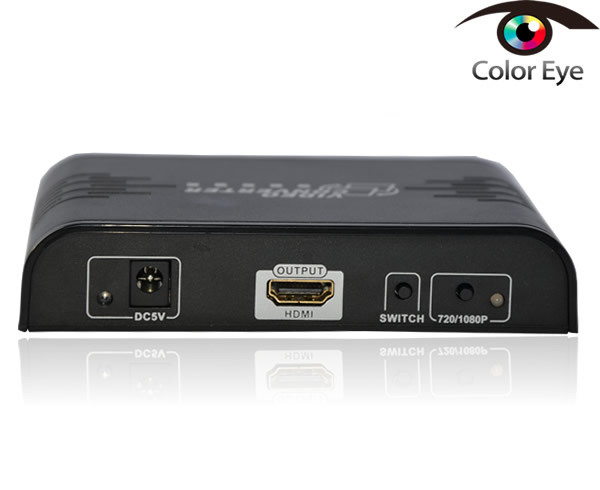 供应信息 接口转接器/转接卡 lkv362a 欧插scart转hdmi 产品背面