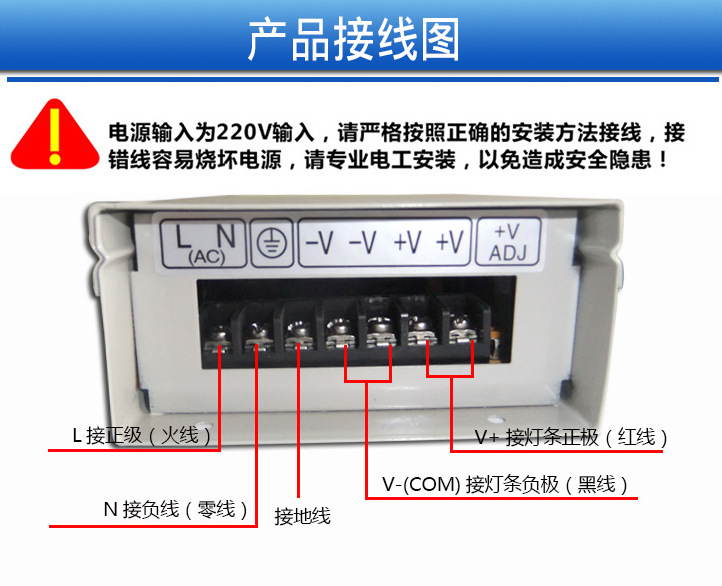 led防雨型开关电源12v120w10a户外亮化发光字专用 a00512001201