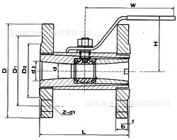 广式法兰球阀专用